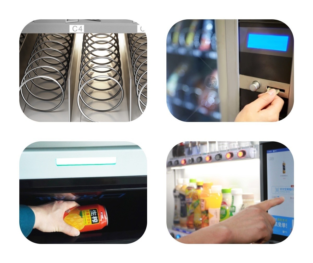 Lpmie White Colorvending machine for foods and drinks Machines Snack Vending Machine