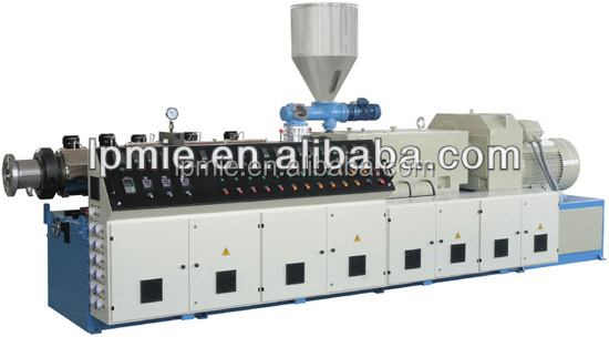 PVC profile extrusion line,wooden PVC double screw extrusion line,plastic machine