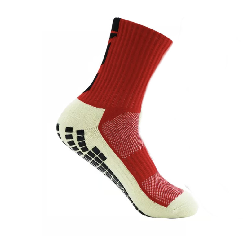 Custom logo Sports Socks Silicone Glue Non-slip Football Grip Training Socks