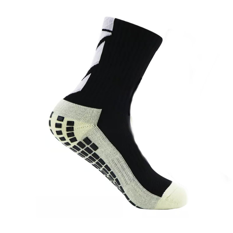 Custom logo Sports Socks Silicone Glue Non-slip Football Grip Training Socks