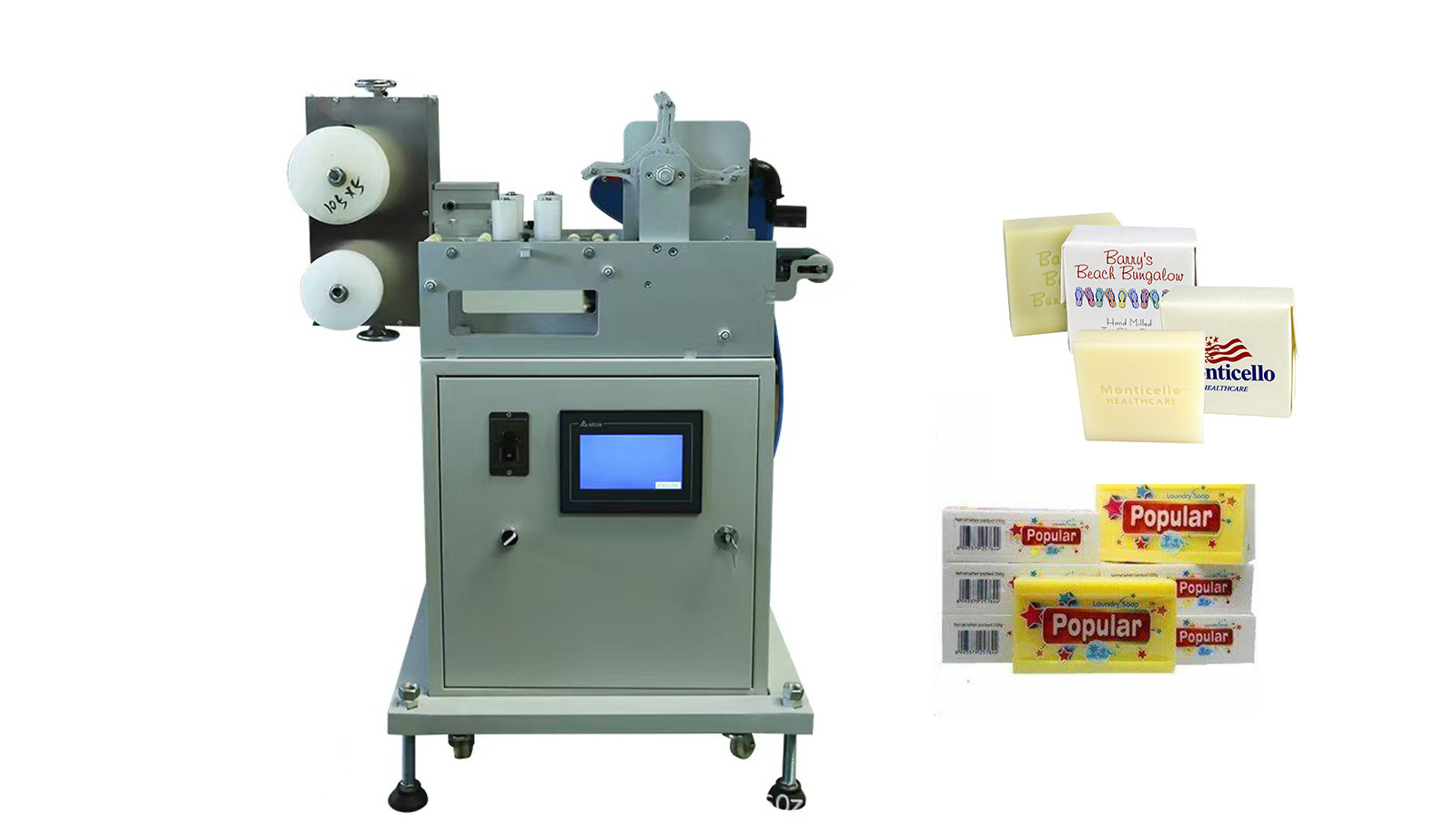 Shampoo soap bar extruding and cutting machine, toilet soap extruder soap making machine