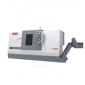 SH36T Slant Bed Horizontal CNC Lathe Turning And Milling Center With Y Axis And Live Tooling