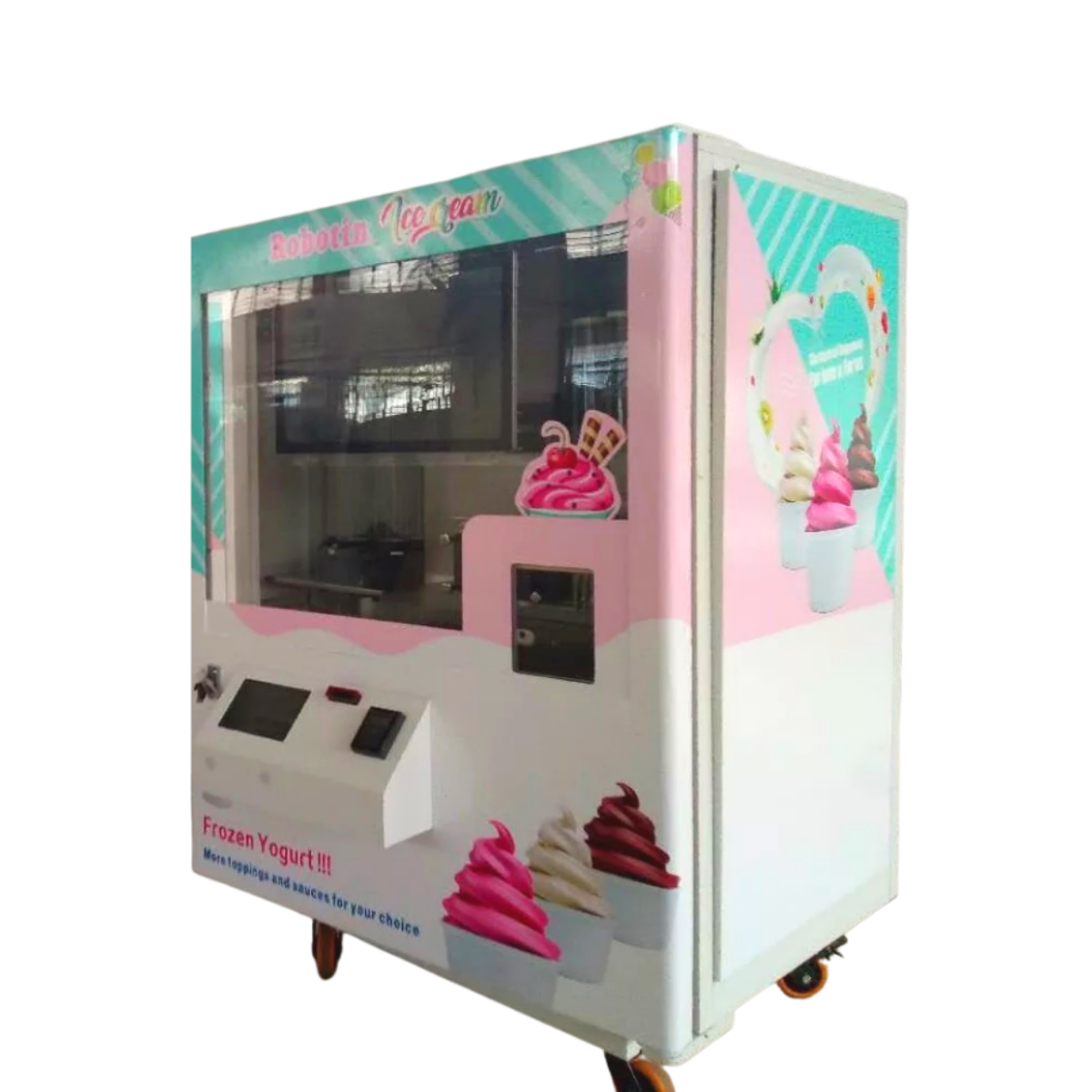 White Color Lpmie Ice Cream Vending Machines for Sale vending machine touch screen