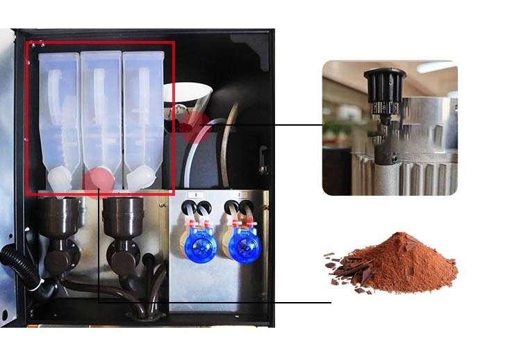 Commercial Operated Automatic Coffee Vending Machine Cold And Hot