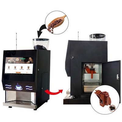 Commercial Operated Automatic Coffee Vending Machine Cold And Hot