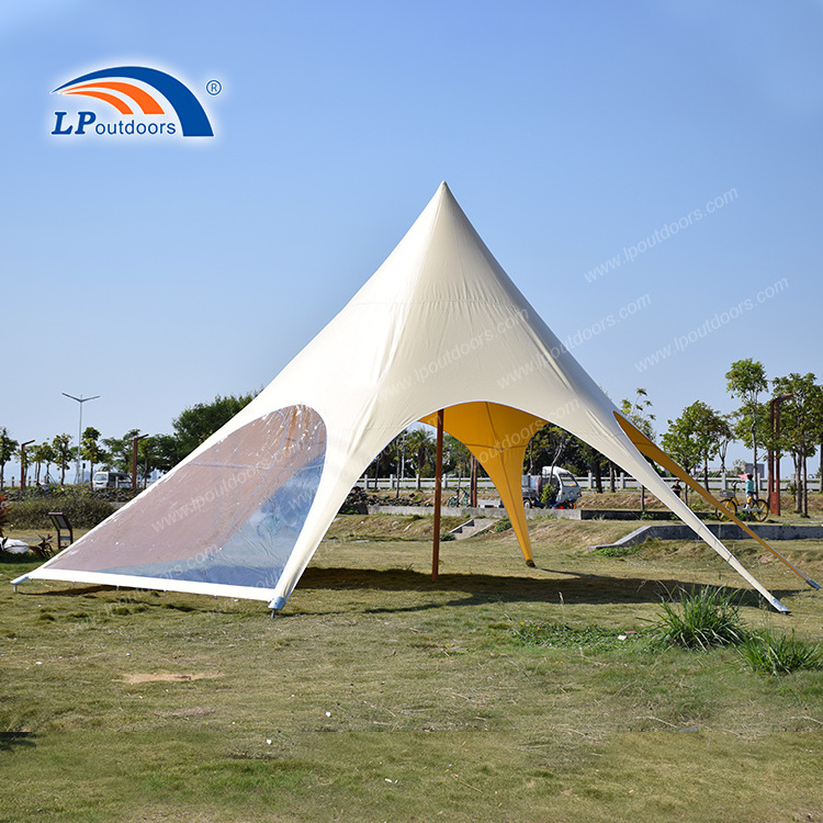 High quality waterproof luxury glamping family tent  star shade camping tent for outdoor camping