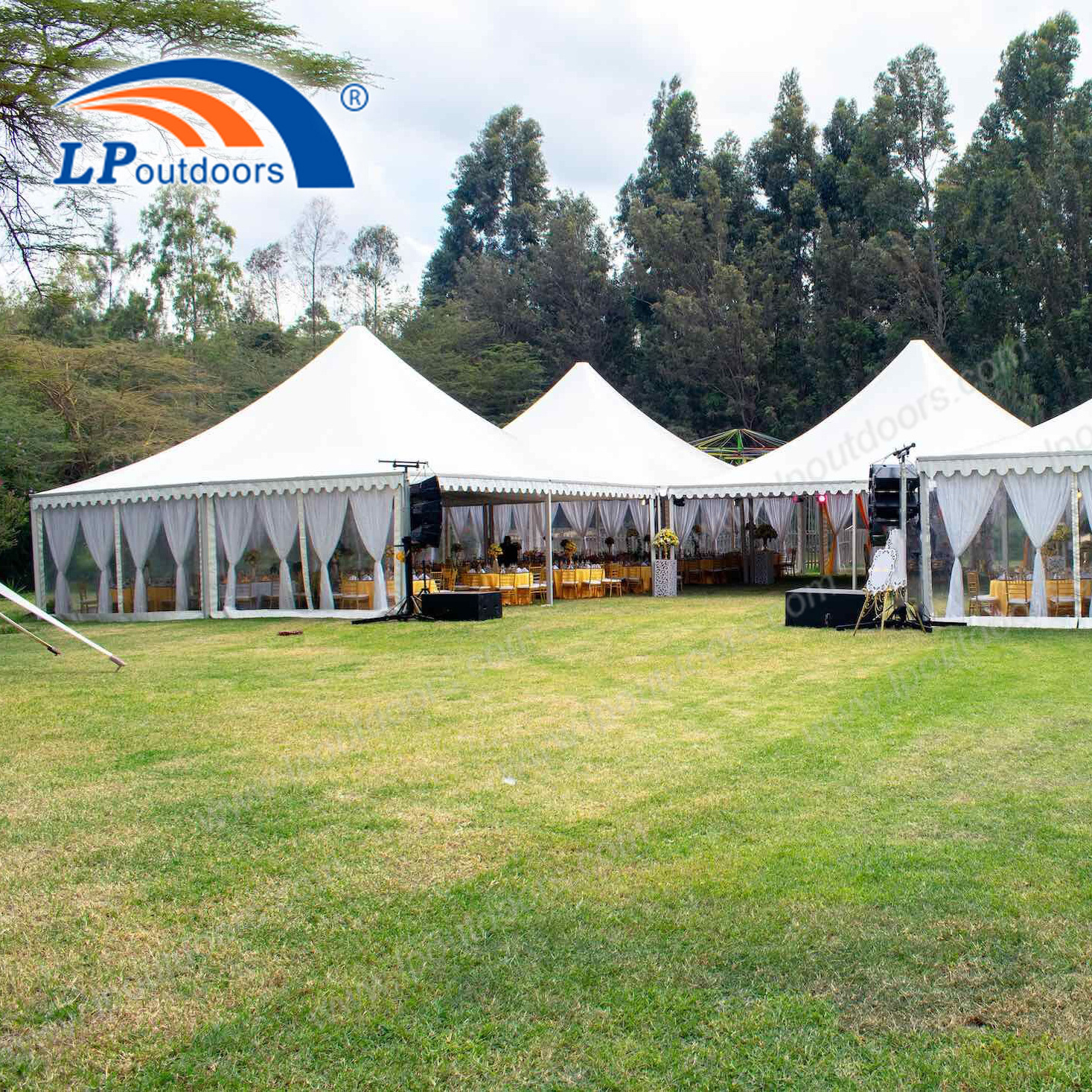 10x10m aluminum frame B-line pagoda gazebo tent for garden wedding party event for Kenya market