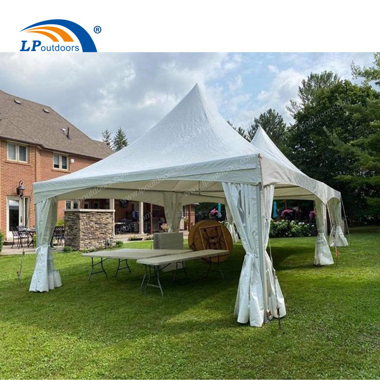 20x20ft aluminum frame marquee high peak gazebo canopy tent for rental wedding event in Toronto