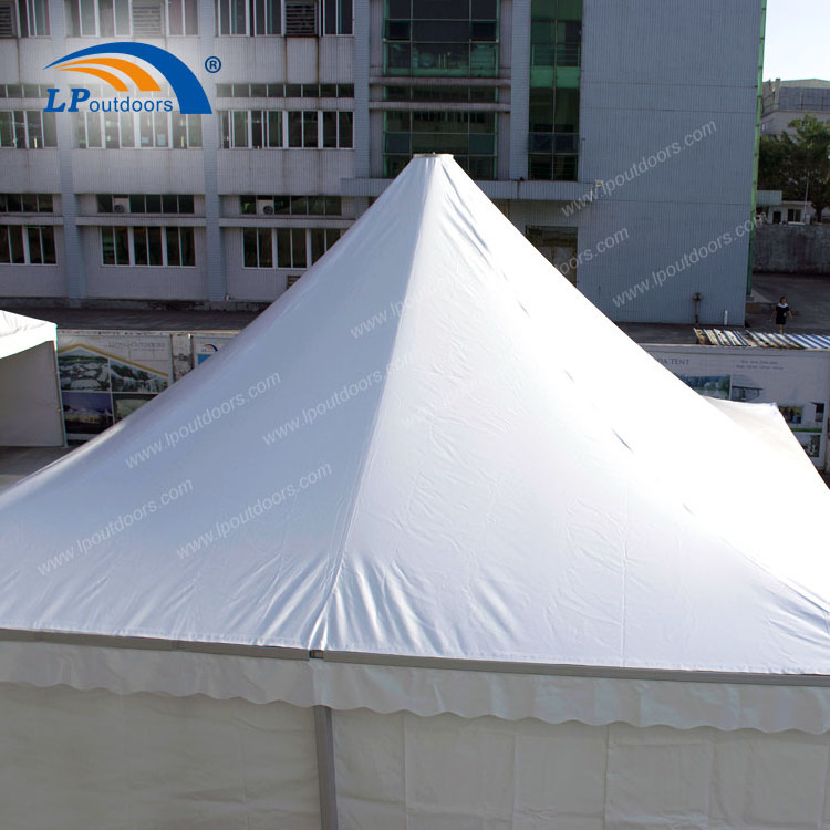 100 people spacious functional gazebo pagoda wedding party tent with side walls glass wall for outdoors event