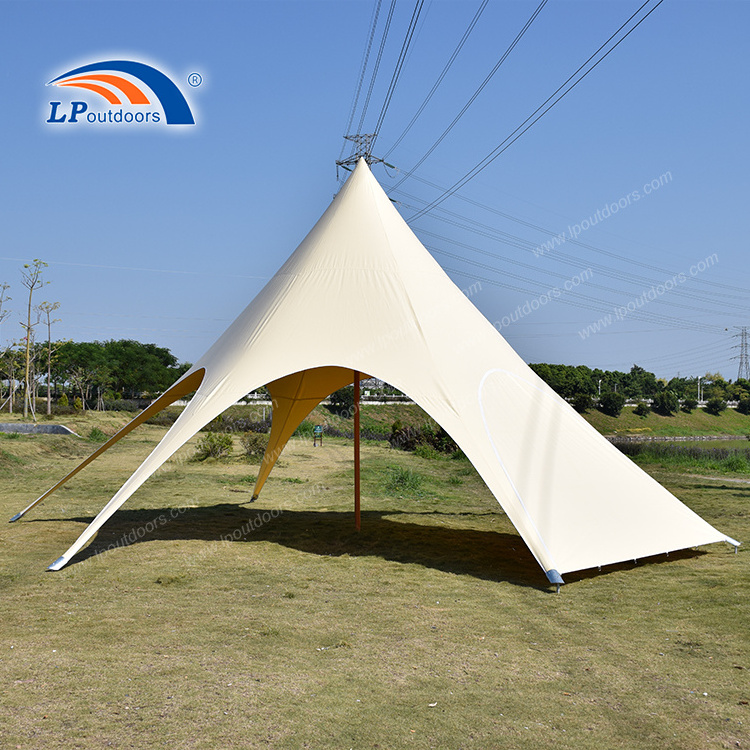 High quality waterproof luxury glamping family tent  star shade camping tent for outdoor camping