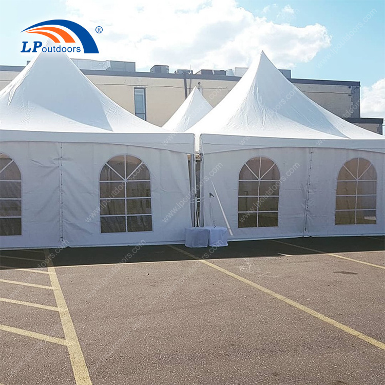 20x20ft high peak aluminum frame gazebo canopy tent for garden wedding party rental in Canada