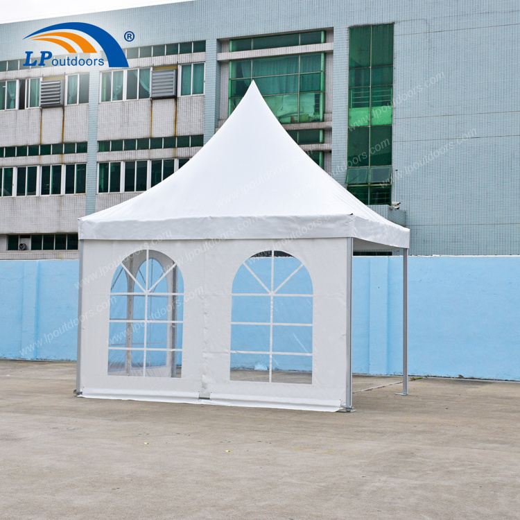 3x3m aluminum pagoda gazebo tent as reception center in Japan