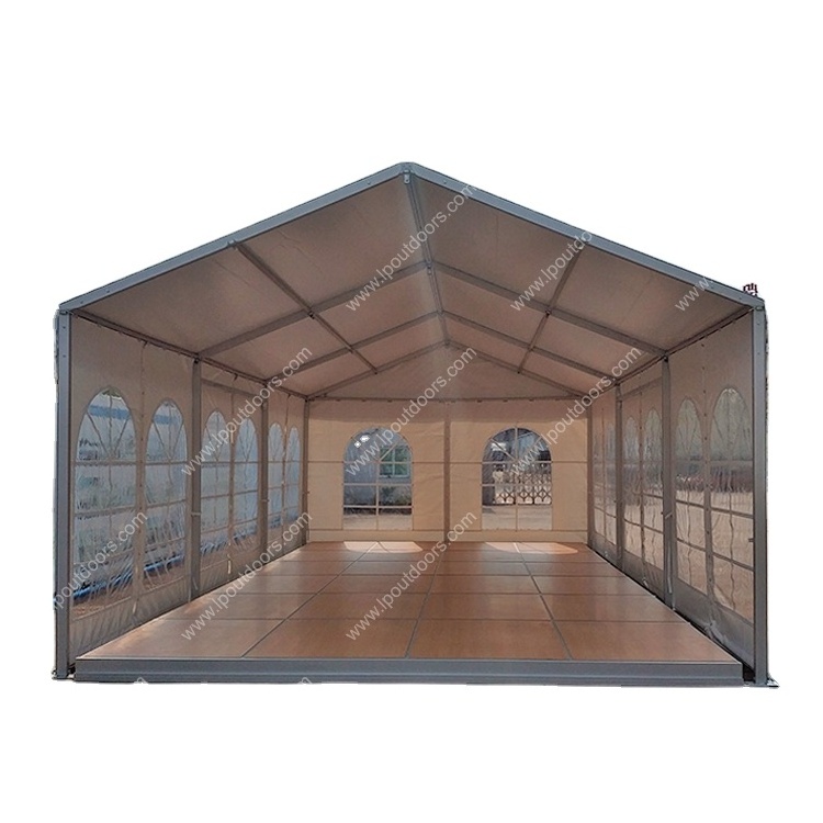 6x9 6x12 Outdoor waterproof tents 100 people marquee tent wood floor garden celebration party tent for catering event