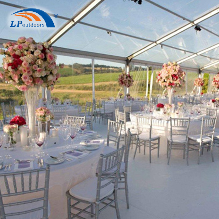 Large Luxury  Clear Roof 10M Wedding Marquee Party Tent For Sale Event Outdoor