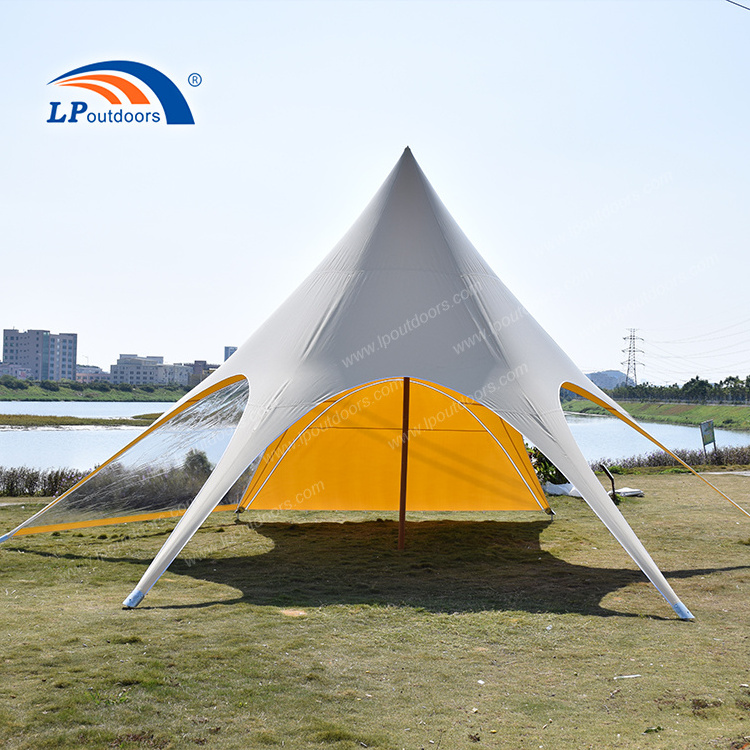 High quality waterproof luxury glamping family tent  star shade camping tent for outdoor camping