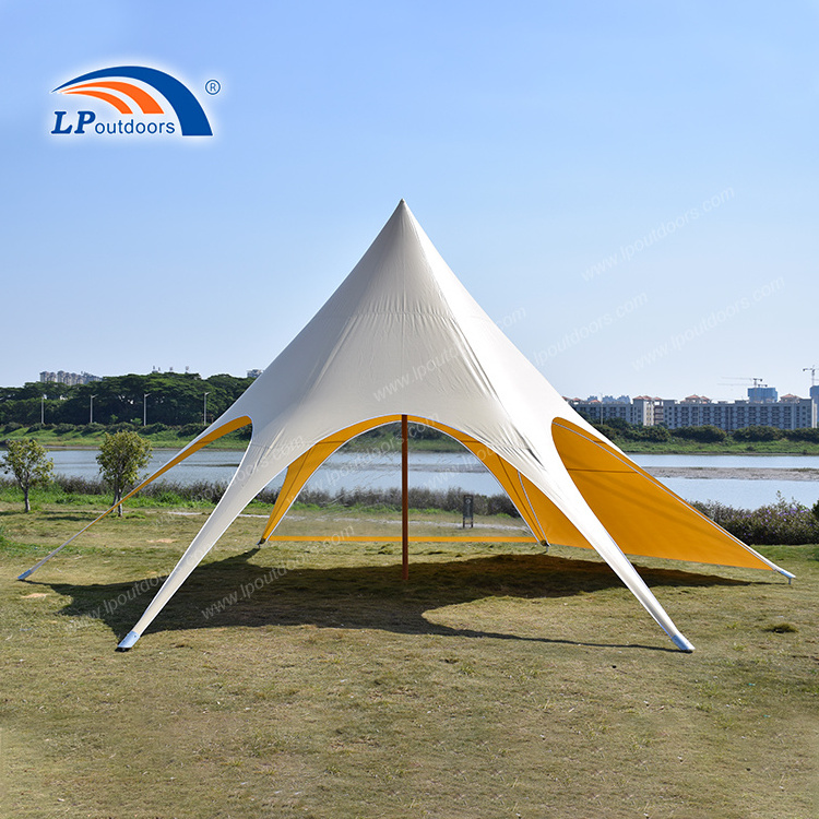 High quality waterproof luxury glamping family tent  star shade camping tent for outdoor camping