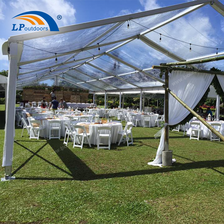 Large Luxury  Clear Roof 10M Wedding Marquee Party Tent For Sale Event Outdoor