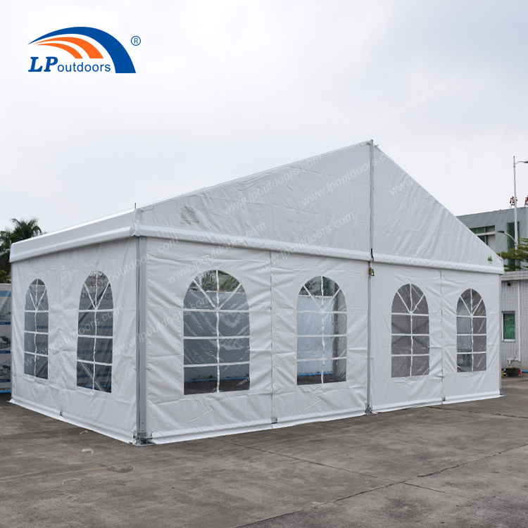 200 seater 300 people heavy duty luxury clear wedding marquee party tent for outdoor banquet events rental