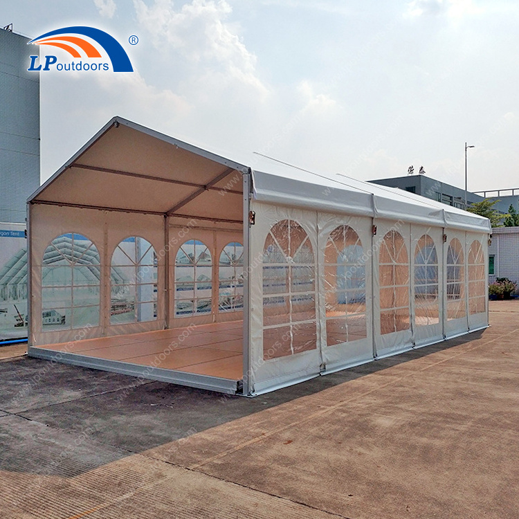 6x9 6x12 Outdoor waterproof tents 100 people marquee tent wood floor garden celebration party tent for catering event