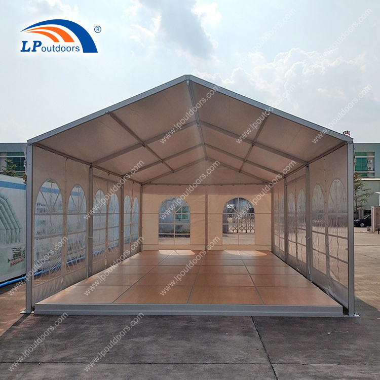 6x9 6x12 Outdoor waterproof tents 100 people marquee tent wood floor garden celebration party tent for catering event