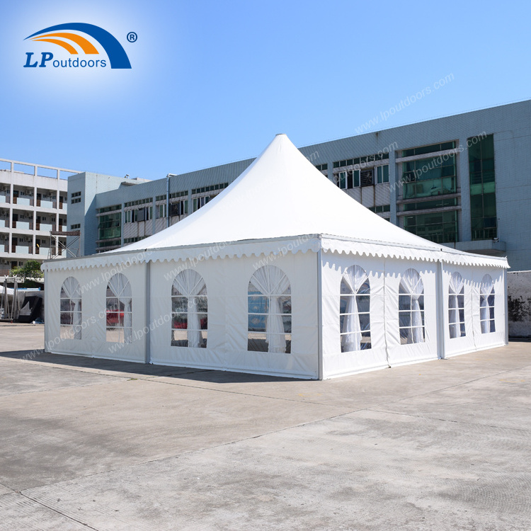 10x10m aluminum frame pagoda tent for outdoors wedding marquee