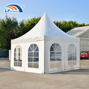 snowproof high peak aluminum frame pagoda tent gazebo for outdoor party tent rental event