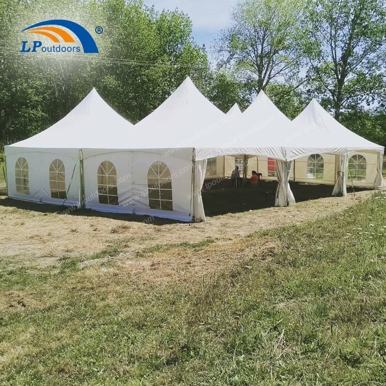 20x20ft 20x30ft 20x40ft high peak aluminum frame wedding marquee tent for party rental in USA