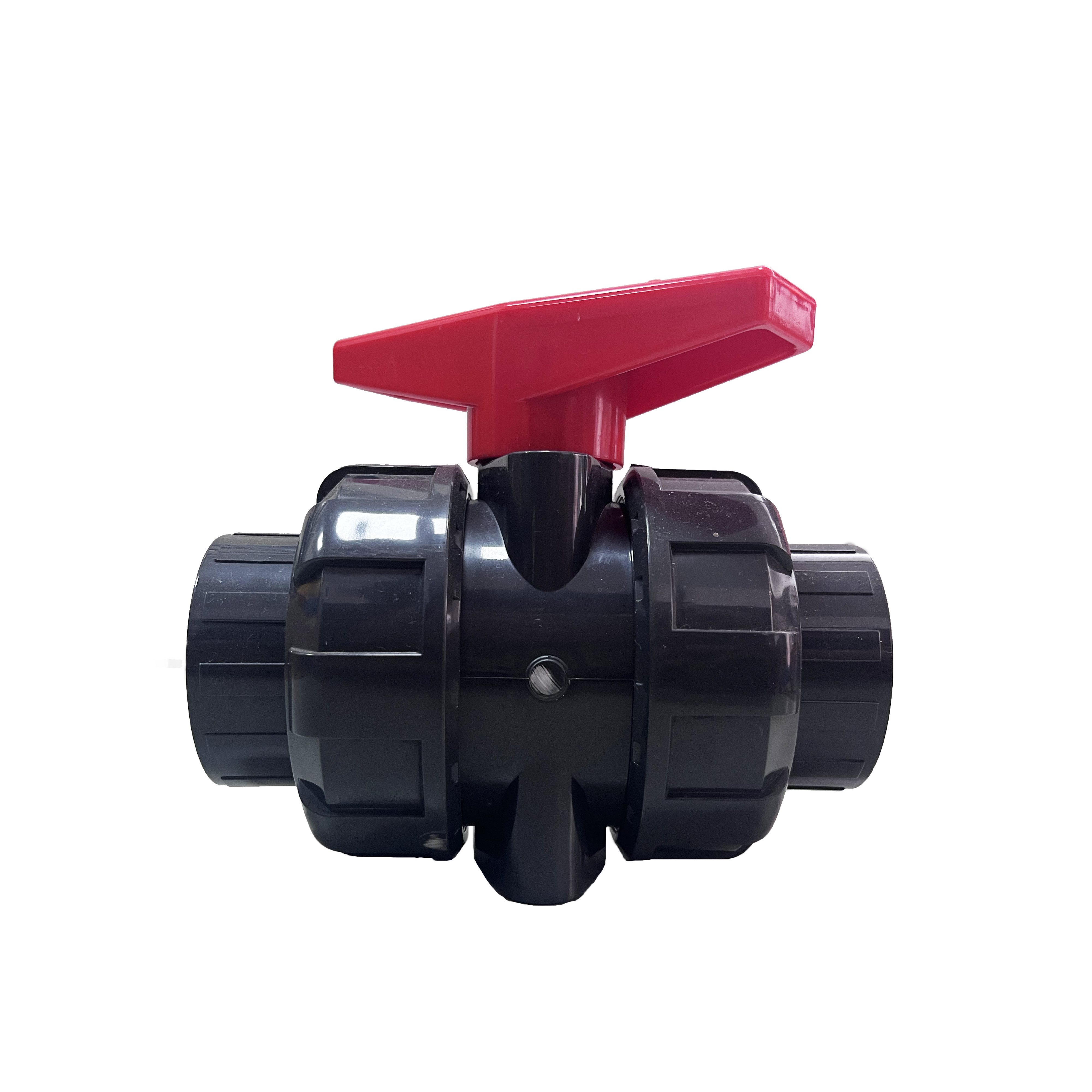 Micro acid and alkali resistant high-pressure drainage and exhaust UPVC ball valve