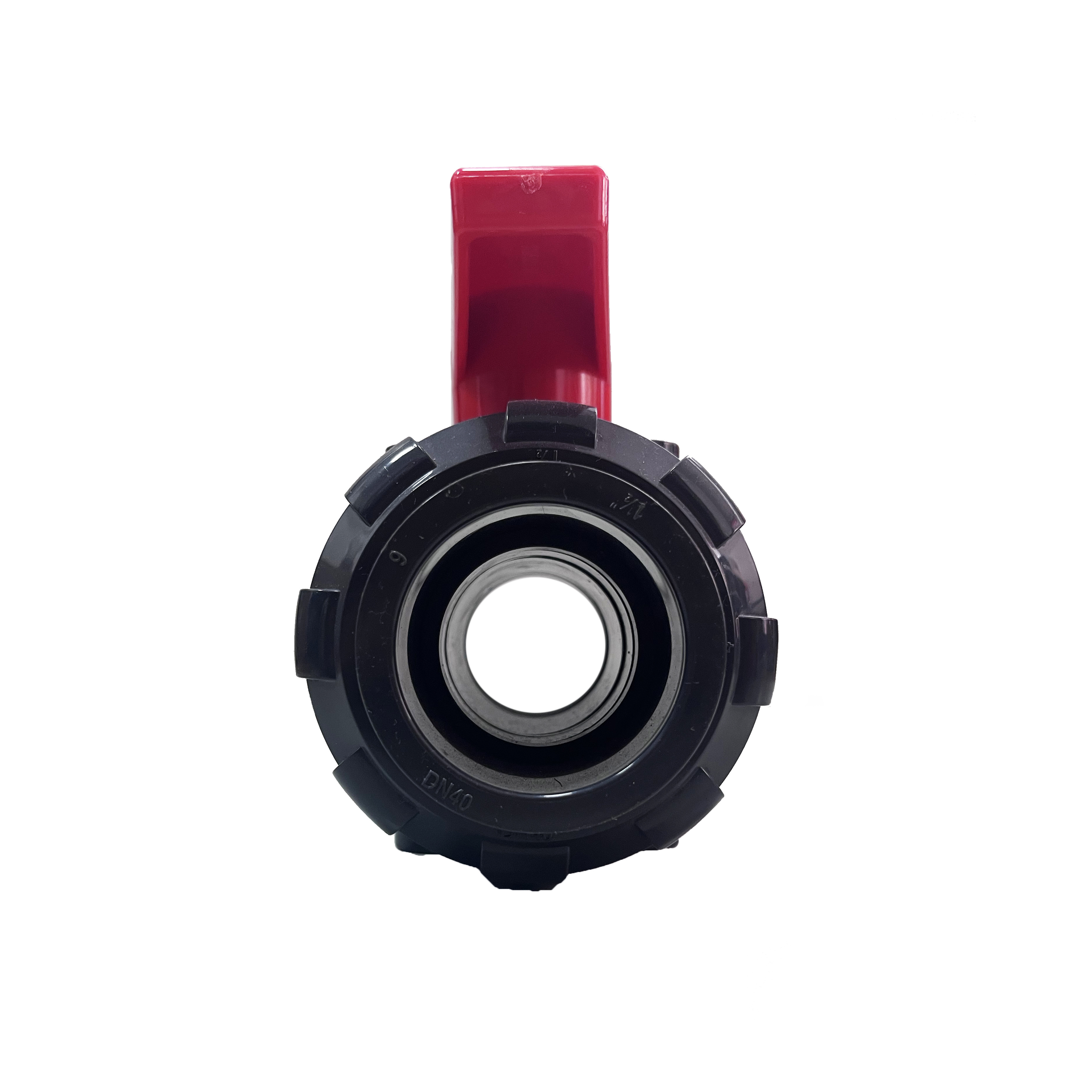 Micro acid and alkali resistant high-pressure drainage and exhaust UPVC ball valve