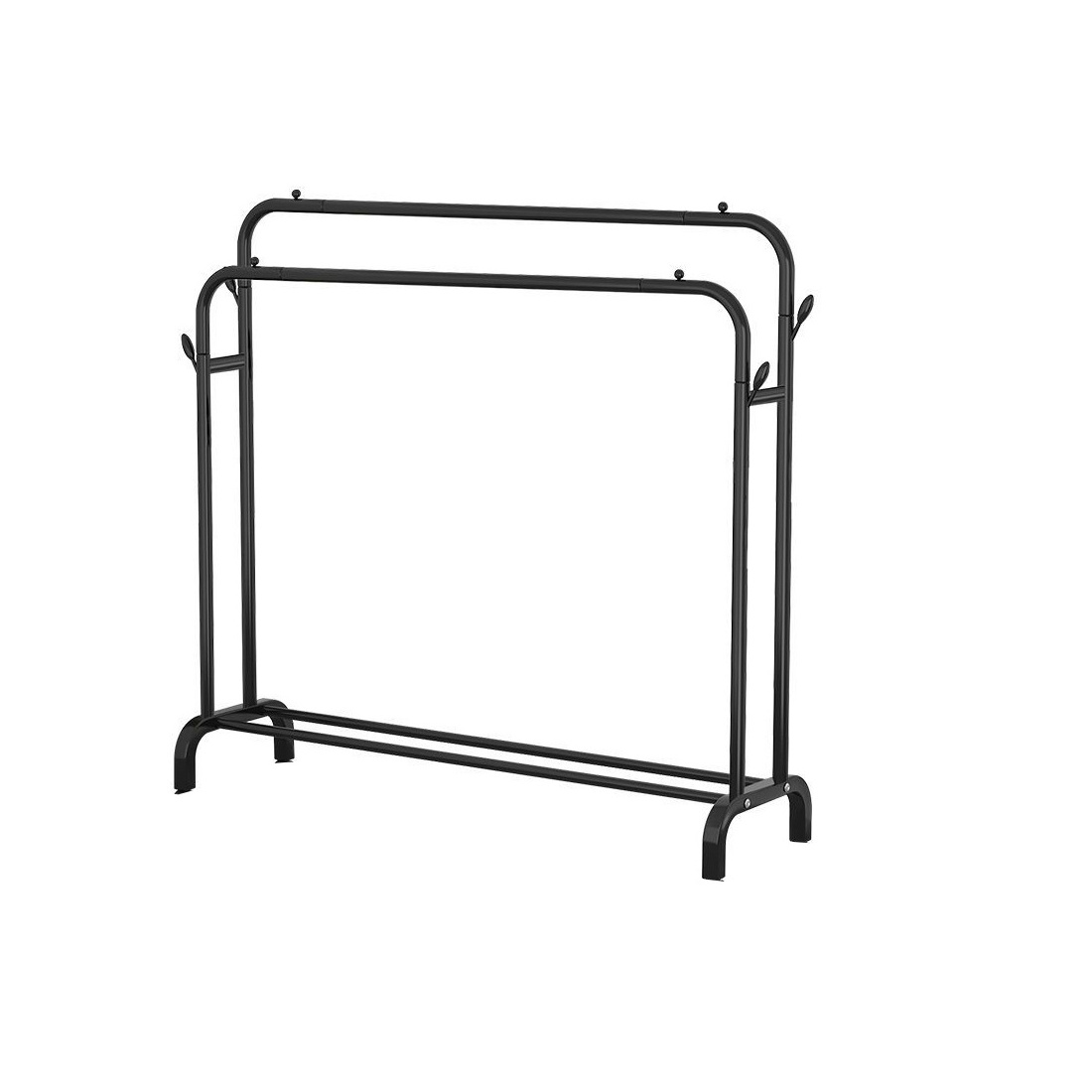 2023 Hot Selling Wholesale Direct Price OEM ODM Rolling Metal Heavy Wet Duty Clothes Drying Display Racks Stand Garment Rack