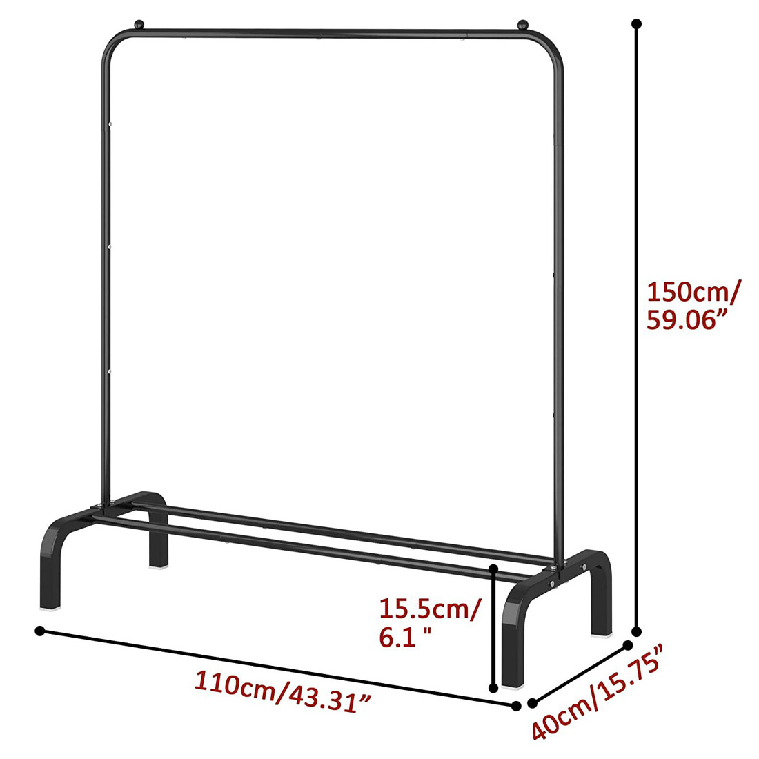 2023 Hot Selling Wholesale Direct Price OEM ODM Rolling Metal Heavy Wet Duty Clothes Drying Display Racks Stand Garment Rack