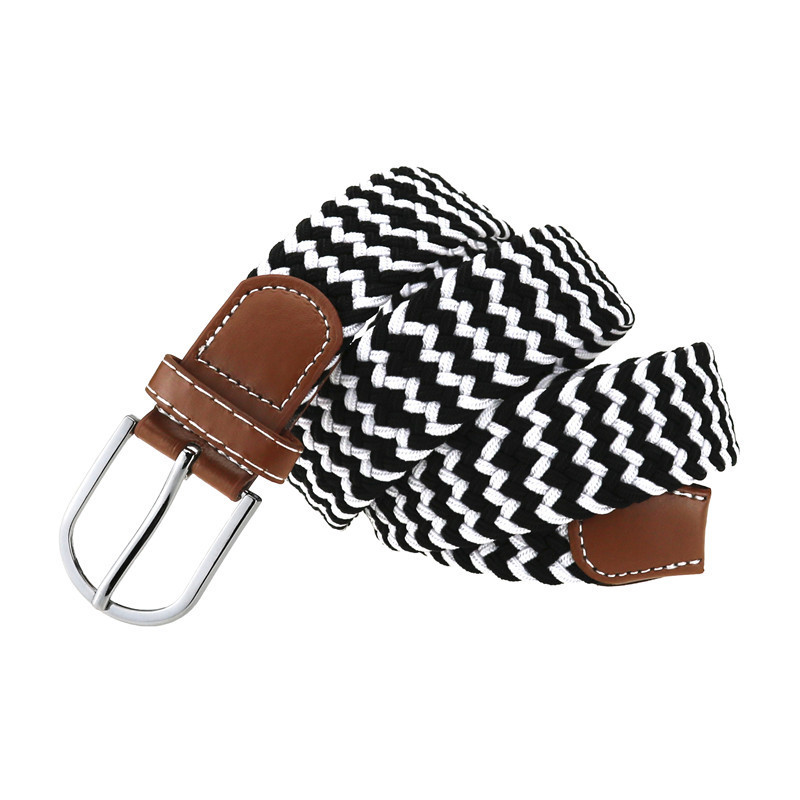 Fashion Fabric Belts Elastic Belt Weaving Men's Women's belt wholesale Factory fashion