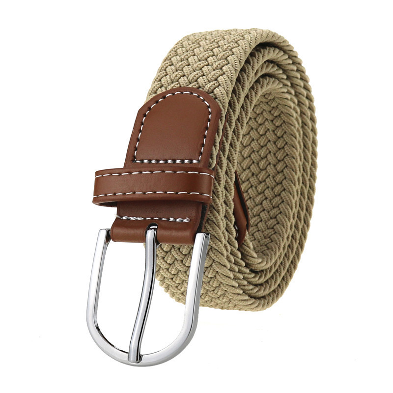 Fashion Fabric Belts Elastic Belt Weaving Men's Women's belt wholesale Factory fashion