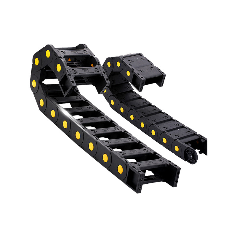 openable bridge type 35 series Tank cable drag chain Nylon plastic flexible cable tray