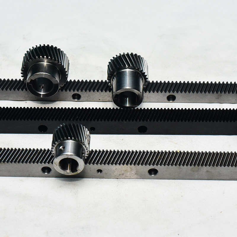 High Precision modulus 1.25 helical gear rack 1400mm length and pinion small industries gears transmission rack for CNC router