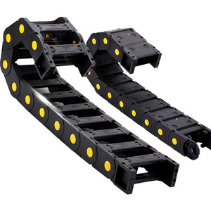 openable bridge type 35 series Tank cable drag chain Nylon plastic flexible cable tray