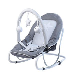 Portable Baby Swing Bouncer Foldable Rocker Chair Baby Swing Rocker with hanging Bar