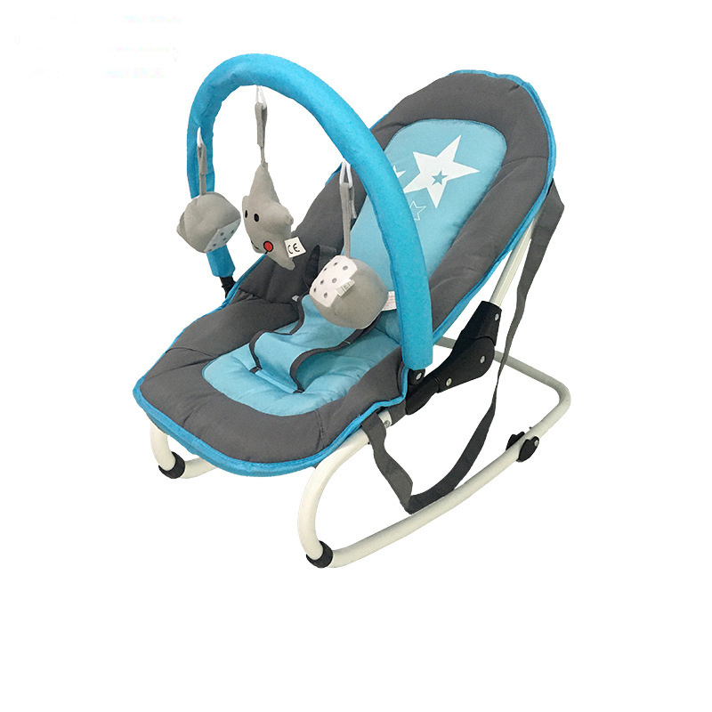 Portable Baby Swing Bouncer Foldable Rocker Chair Baby Swing Rocker with hanging Bar