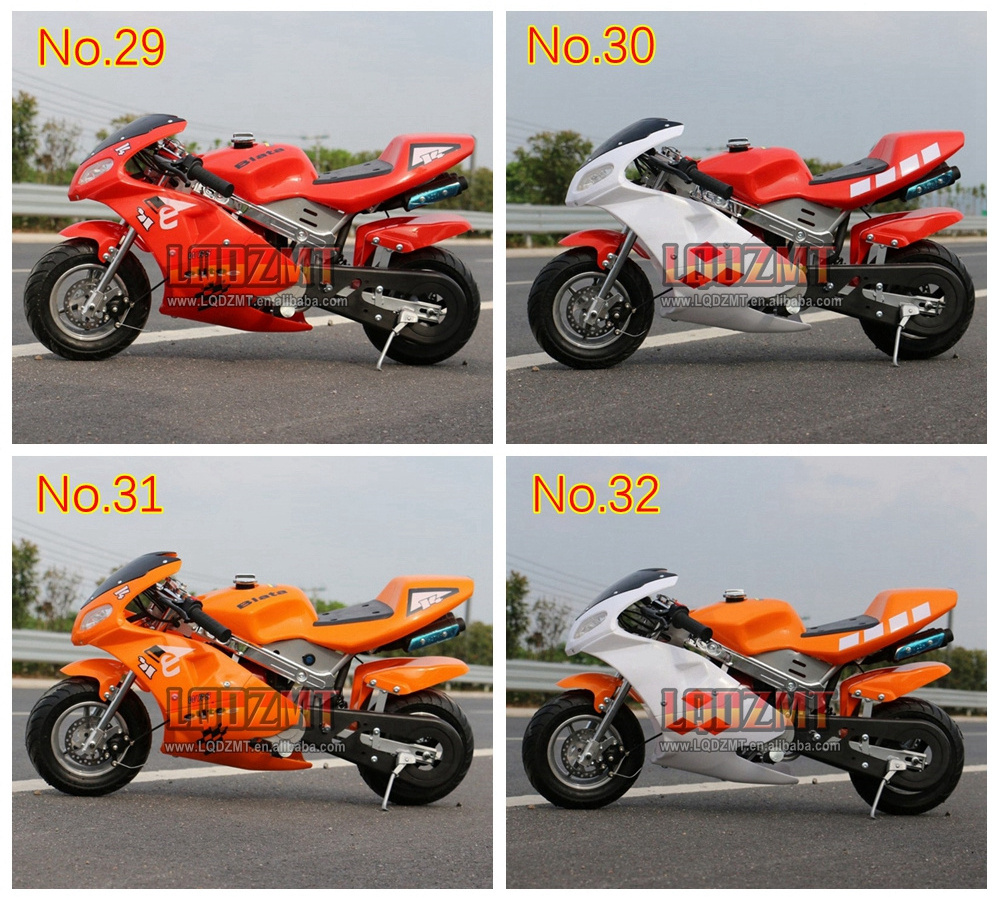 49CC/50CC 2Stroke Gasoline Motorcycle Purple Rose White Silvery Golden Gold Brown Grey Flames Racing Motorbike MOTO Dirt Bikes