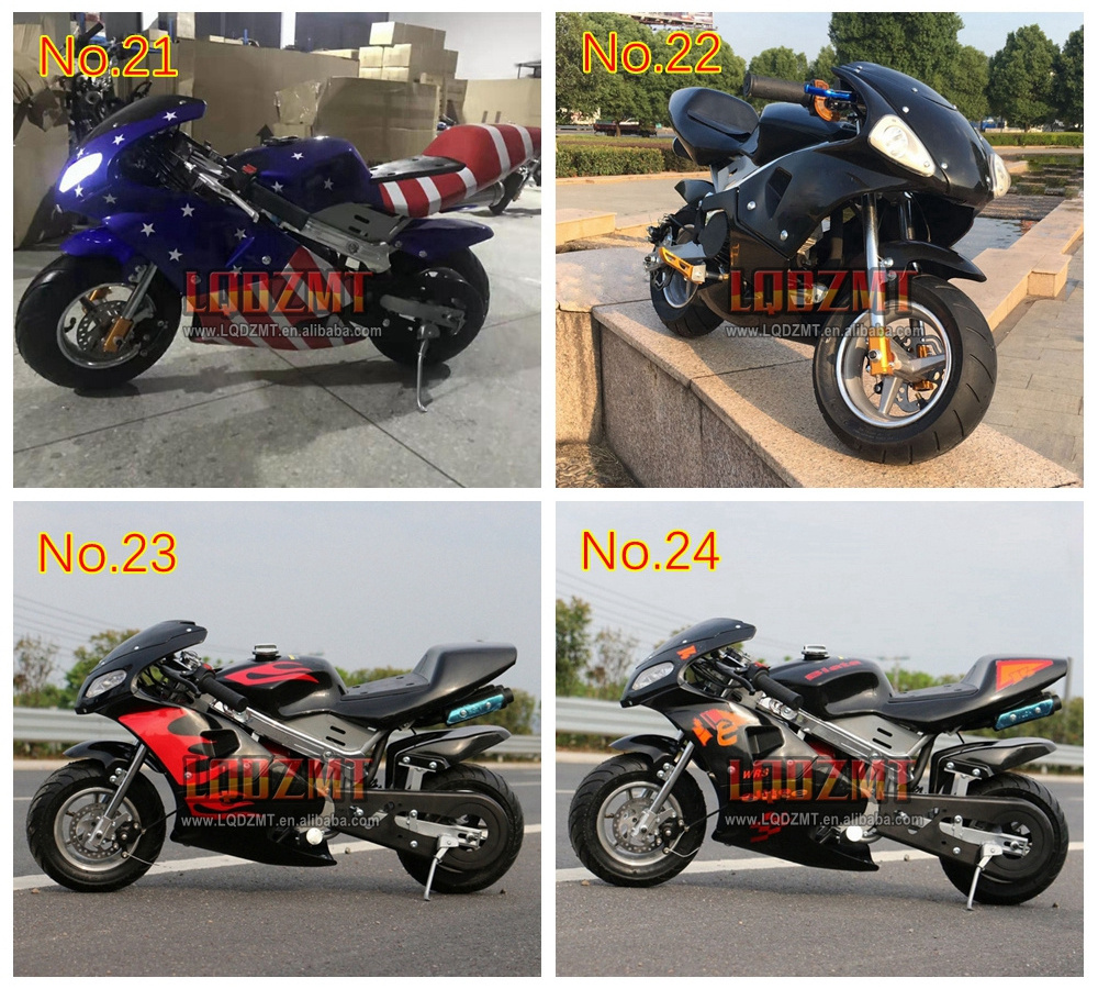 49CC 50CC 2-Stroke Gasoline Motorcycle National Flag Black Red Yellow Green Blue Orange Pink Motorbike Racing MOTO Dirt Bikes