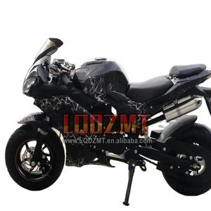 Superbike Gasoline MOTO 49CC 50CC 4 Stroke New Engine Large Fuel Tank Big Wheels Tyres  Adult Children Kids Medium Motorcycle