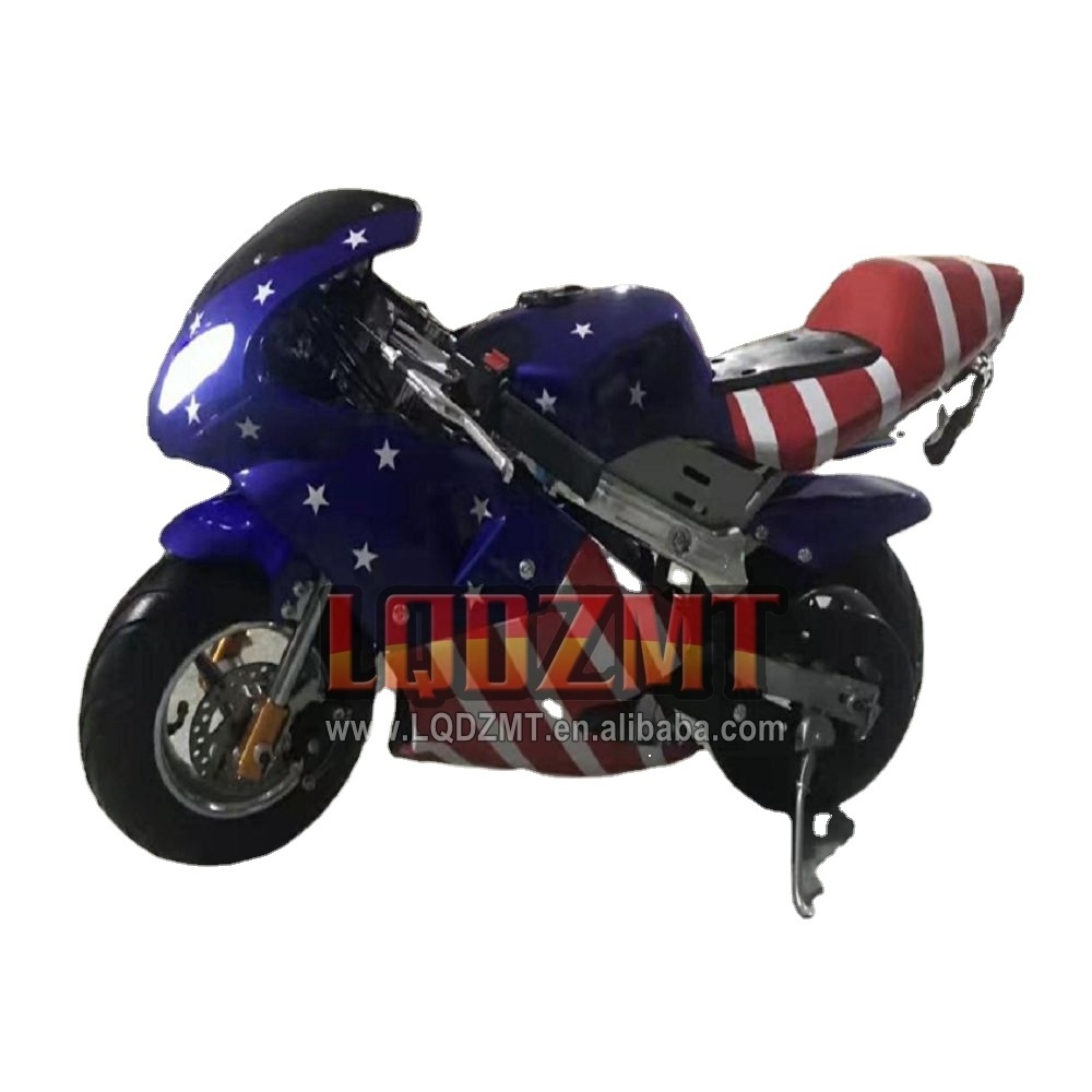 49 CC 2 Stroke Off-road Motorcycle Superbike Pocke Gas Scooter Child Motorbike Outdoor Sports Racing Gasoline Moto Bike Minibike