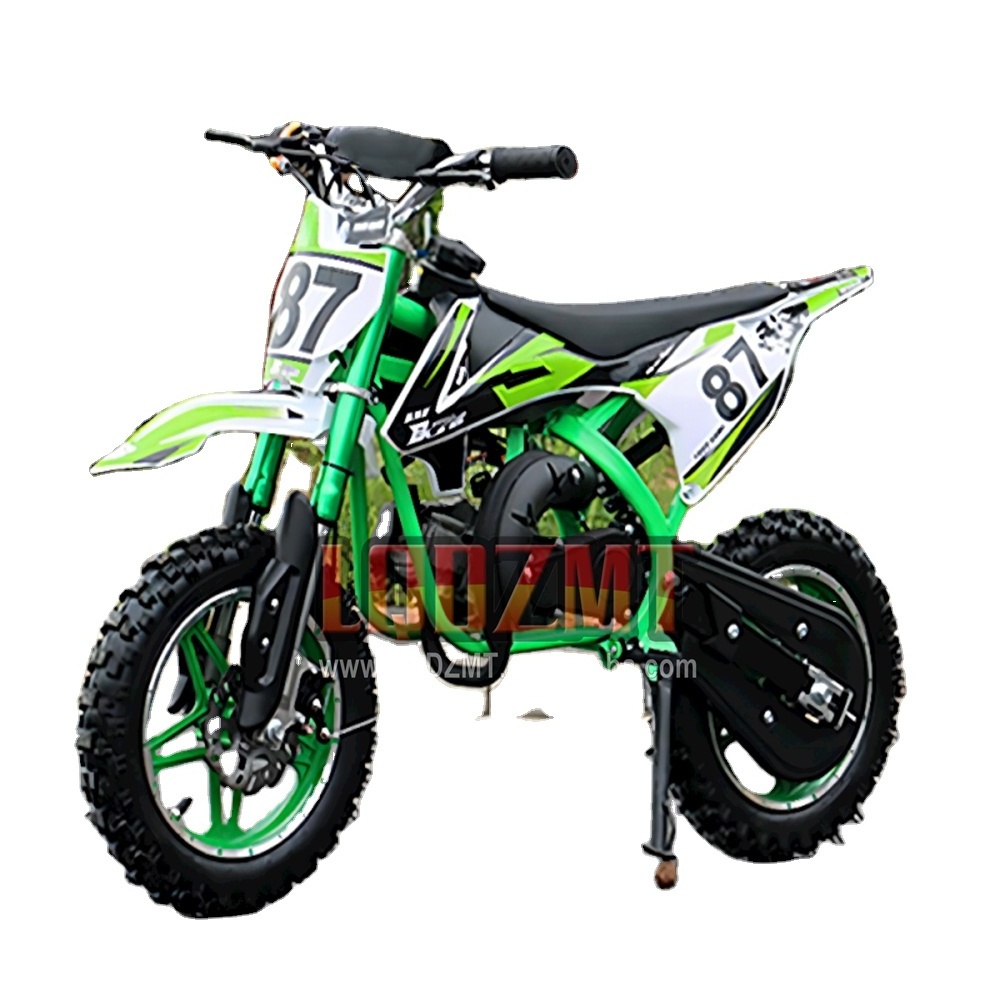 49CC 50CC 2 Stroke ATV OFF-road Gasoline Motorcycle Green Blue Orange Red Racing MOTO Trail Dirt Bike Motorbike For Adult Child