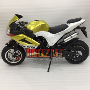 Medium Motorcycle Gas 49CC 4Stroke White Black Blue Red Green Purple Orange Grey Pink Gold Carbon Chrome Custom Colors MINI MOTO