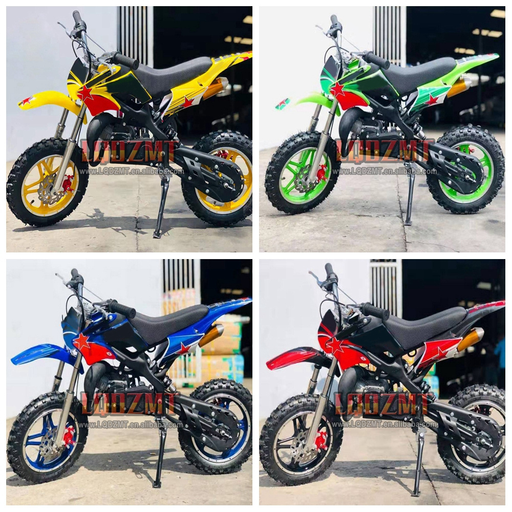 Gas MOTO For Children Kids 49CC 2Stroke Gasoline Sports Cross Bikes Minibike Pocketbike Race Off-road Dirt Bike Mini Motorcycle