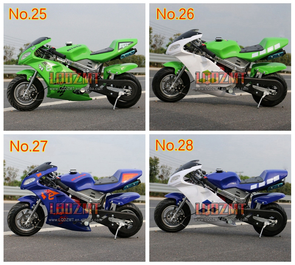 49CC/50CC 2Stroke Gasoline Motorcycle Purple Rose White Silvery Golden Gold Brown Grey Flames Racing Motorbike MOTO Dirt Bikes