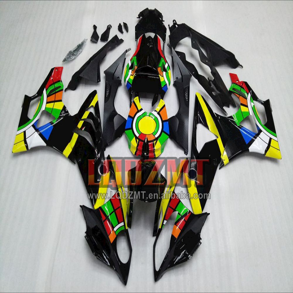 Injection Mold Fairing For BMW S 1000 1000RR S1000 RR CC R S1000RR 15 16 17 18 Yellow blk 2015 2016 2017 2018 OEM Frame 2No.38