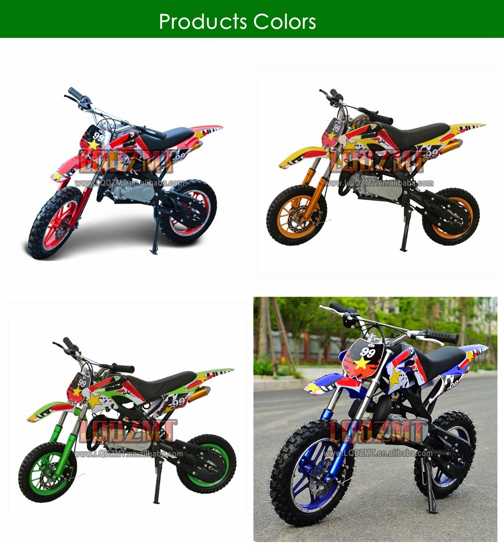 Mini Motorcycle 2 Stroke 49CC 50CC ATV off-road Real Superbike Dirt bike Gasoline Power Racing Autocycle Small Motorbike Scooter