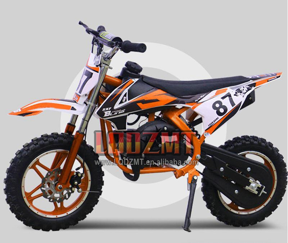 49CC 50CC 2 Stroke ATV OFF-road Gasoline Motorcycle Green Blue Orange Red Racing MOTO Trail Dirt Bike Motorbike For Adult Child