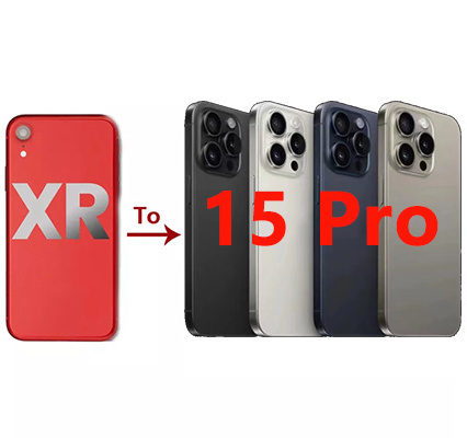 Back Cover Glass Original XR xr x to  13 14 15 pro For Iphone XS max Convert to 13 14 15 pro max back housing for iPhone